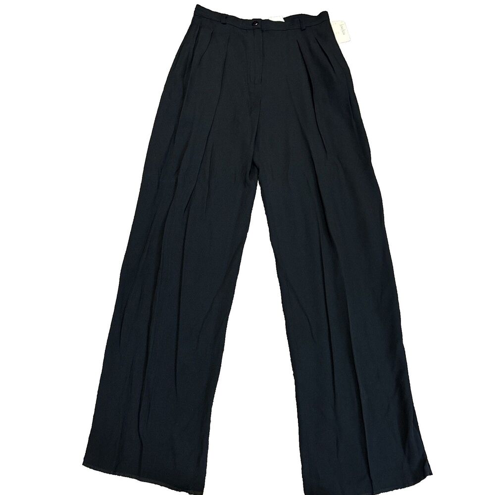 NOS VINTAGE $410 MASKA Neiman Marcus PANT 10 NWT Black - Unhemmed it looks like